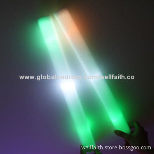 Wholesale Light Up LED Flashing Foam Sticks, OEM Orders Welcomed